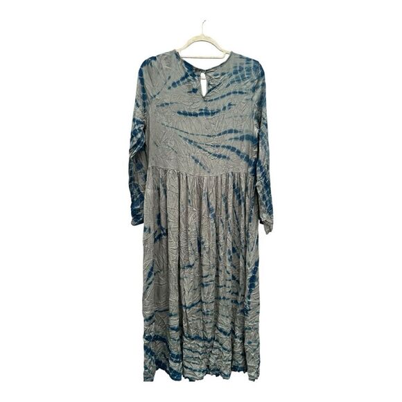 Dolan Left Coast Connection Anthropologie Tie-Dye Boho Midi Dress •size medium - Picture 4 of 5